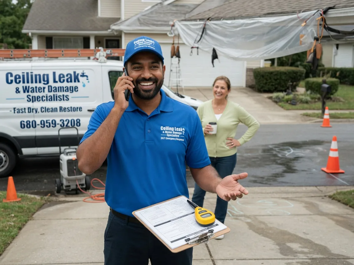 Ceiling Leak Cleanup Haven, KS FAQs
